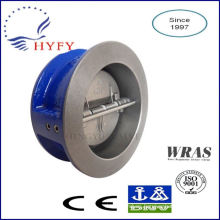 Eco-friendly dual plate cast iron check valve